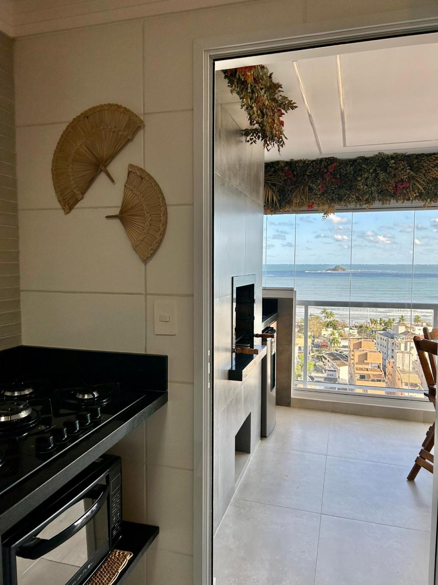 Apt Enseada Vista Mar Guarujá Esterno foto